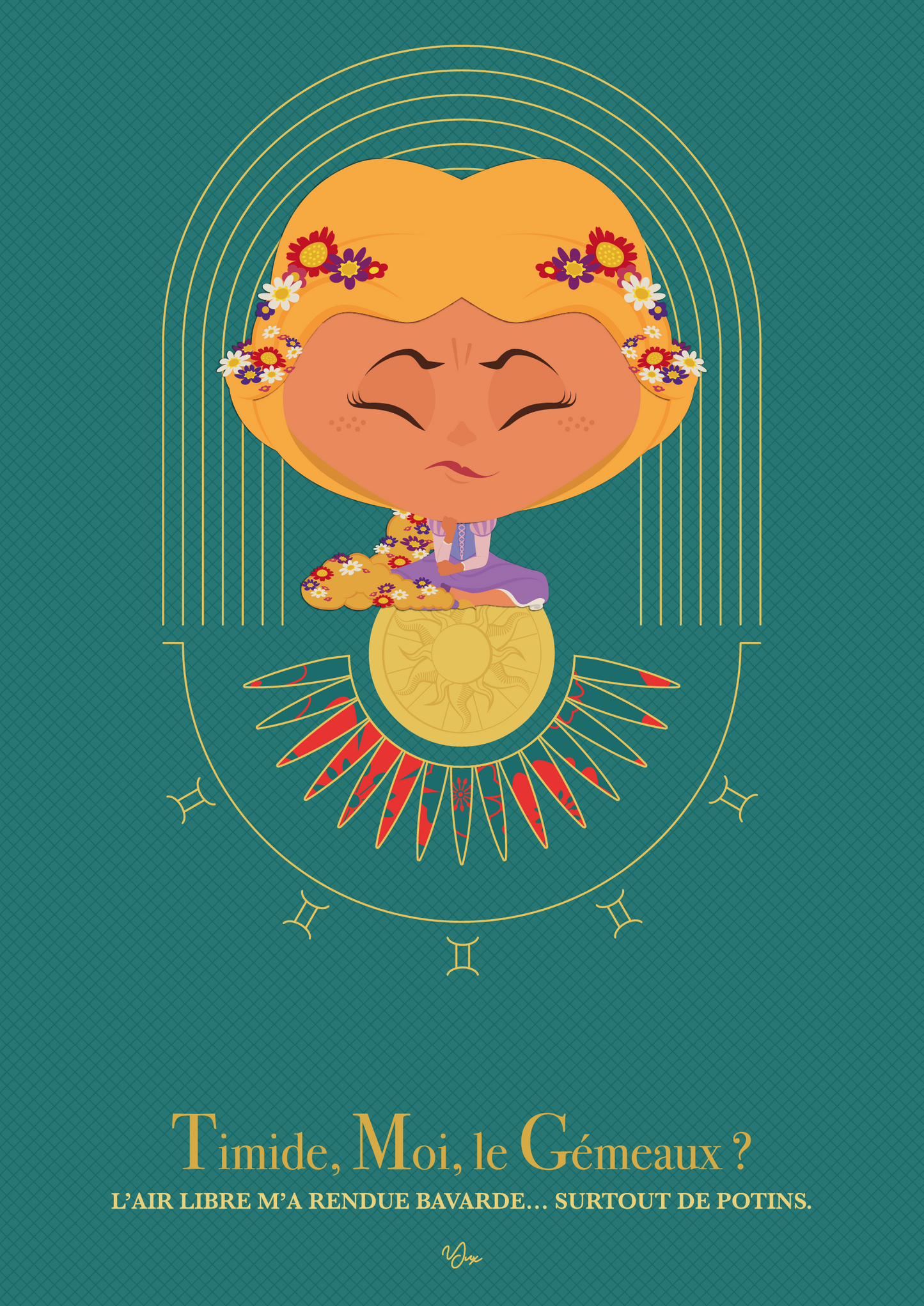 Affiche ❂ Princesse Gémeaux