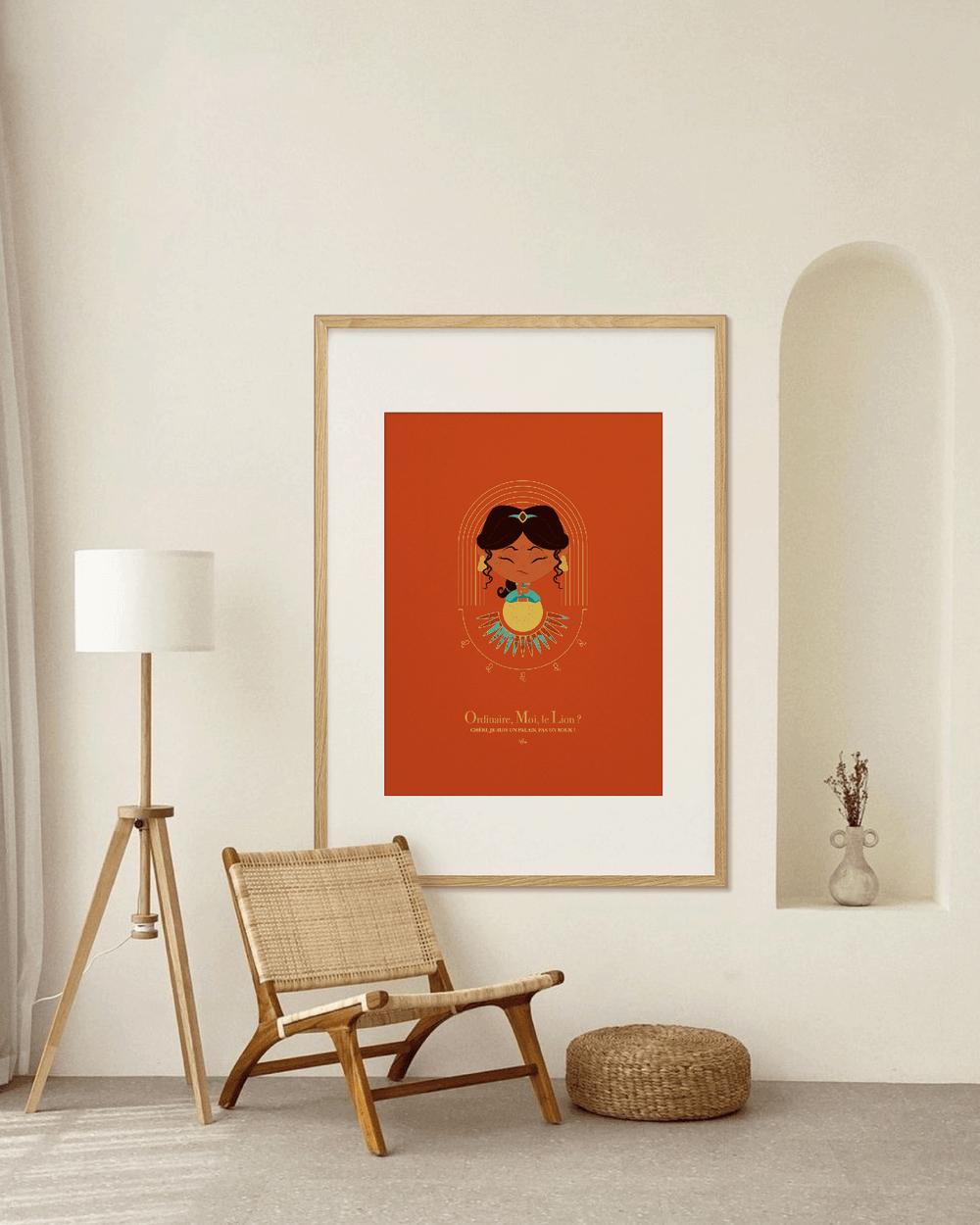 Affiche ❂ Princesse Lion