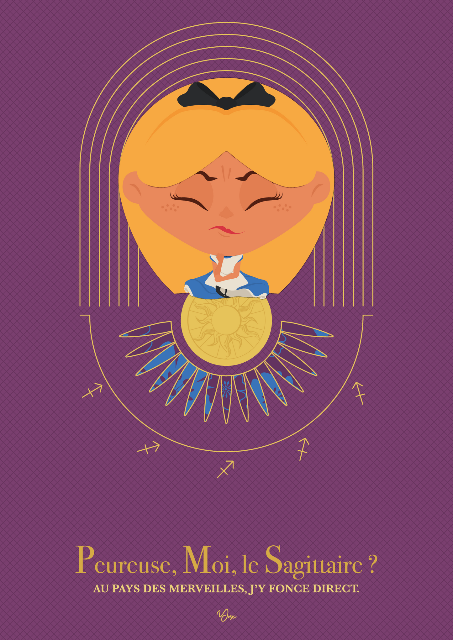Affiche ❂ Princesse Sagittaire