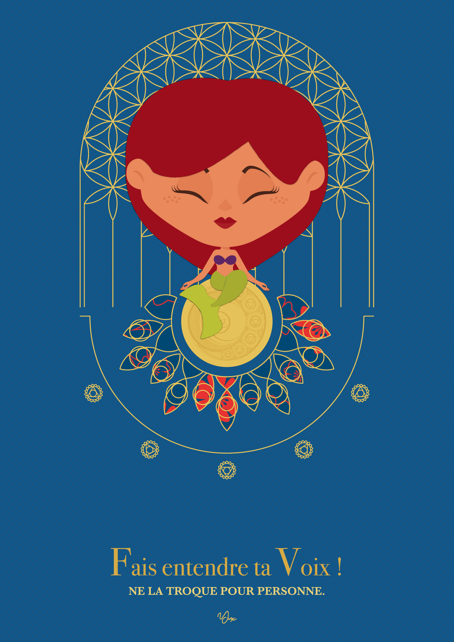 Affiche ☽ Princesse Vishuddha