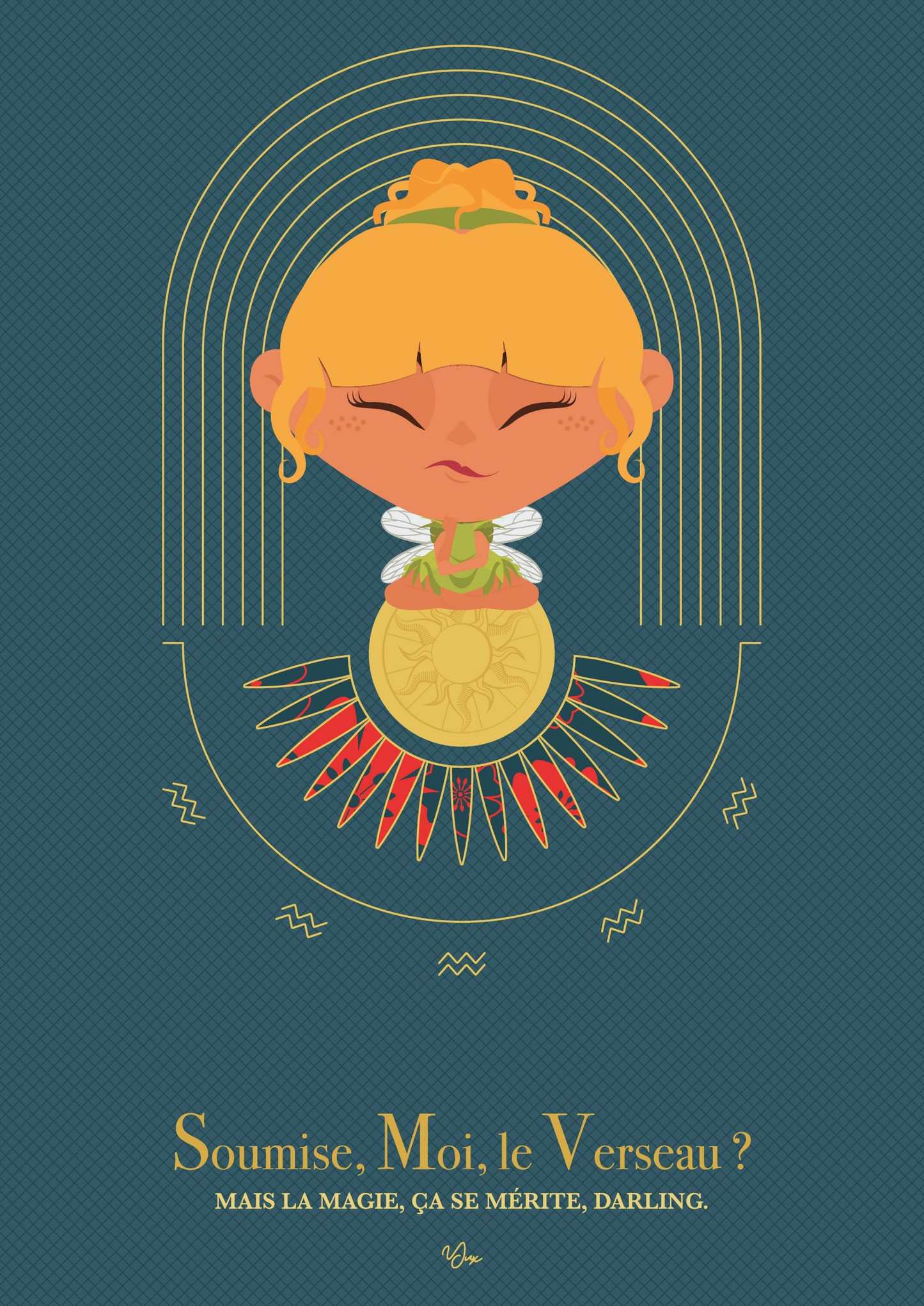 Affiche ❂ Princesse Verseau
