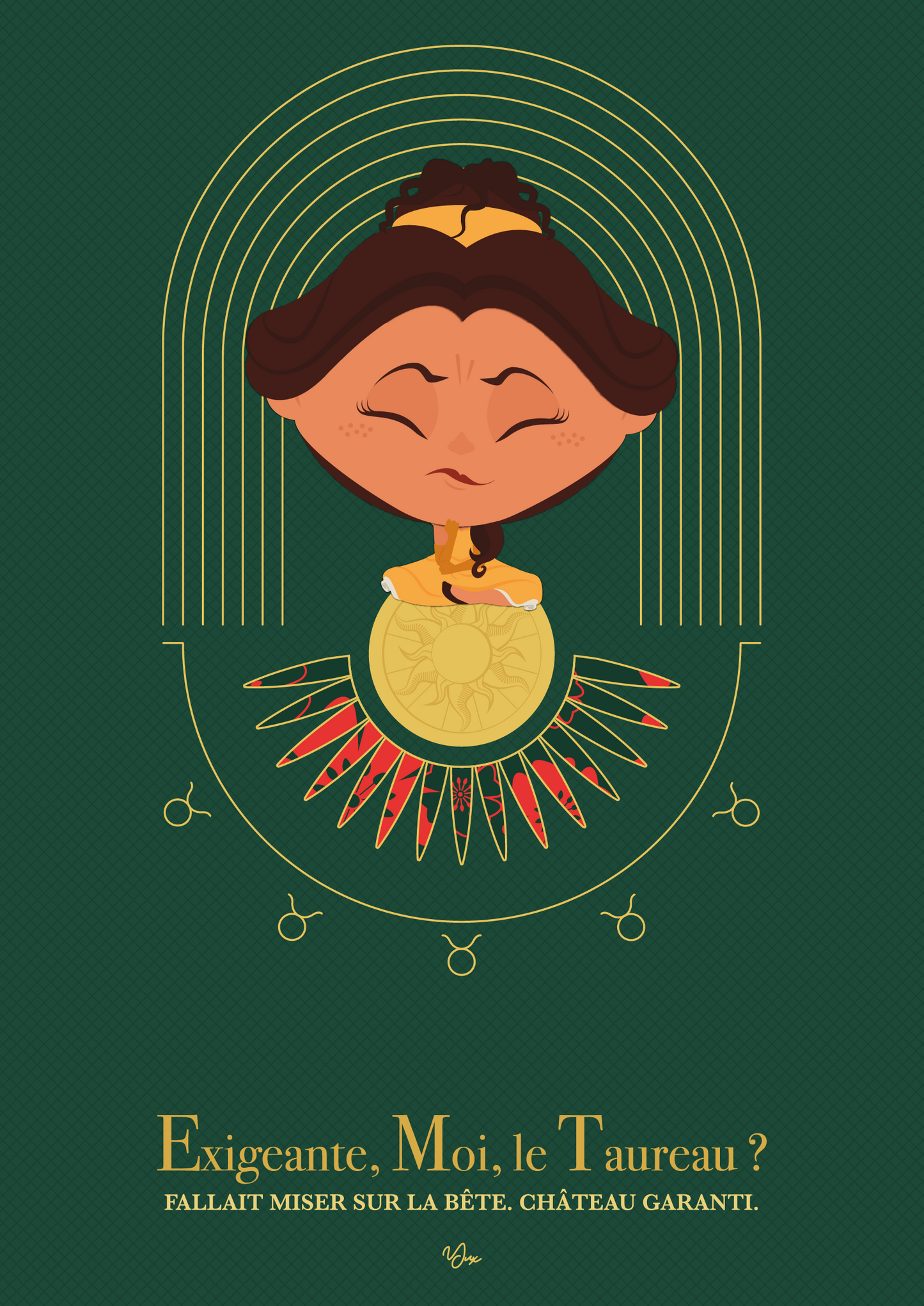 Affiche ❂ Princesse Taureau