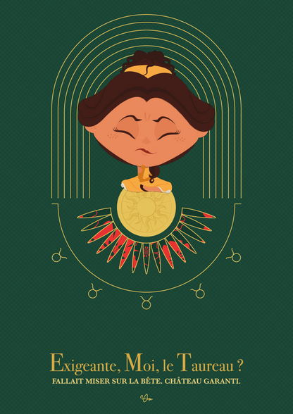 Affiche ❂ Princesse Taureau