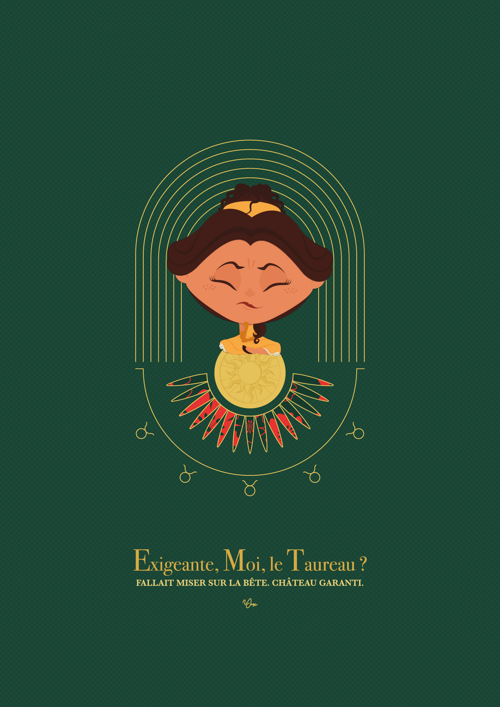 Affiche ❂ Princesse Taureau