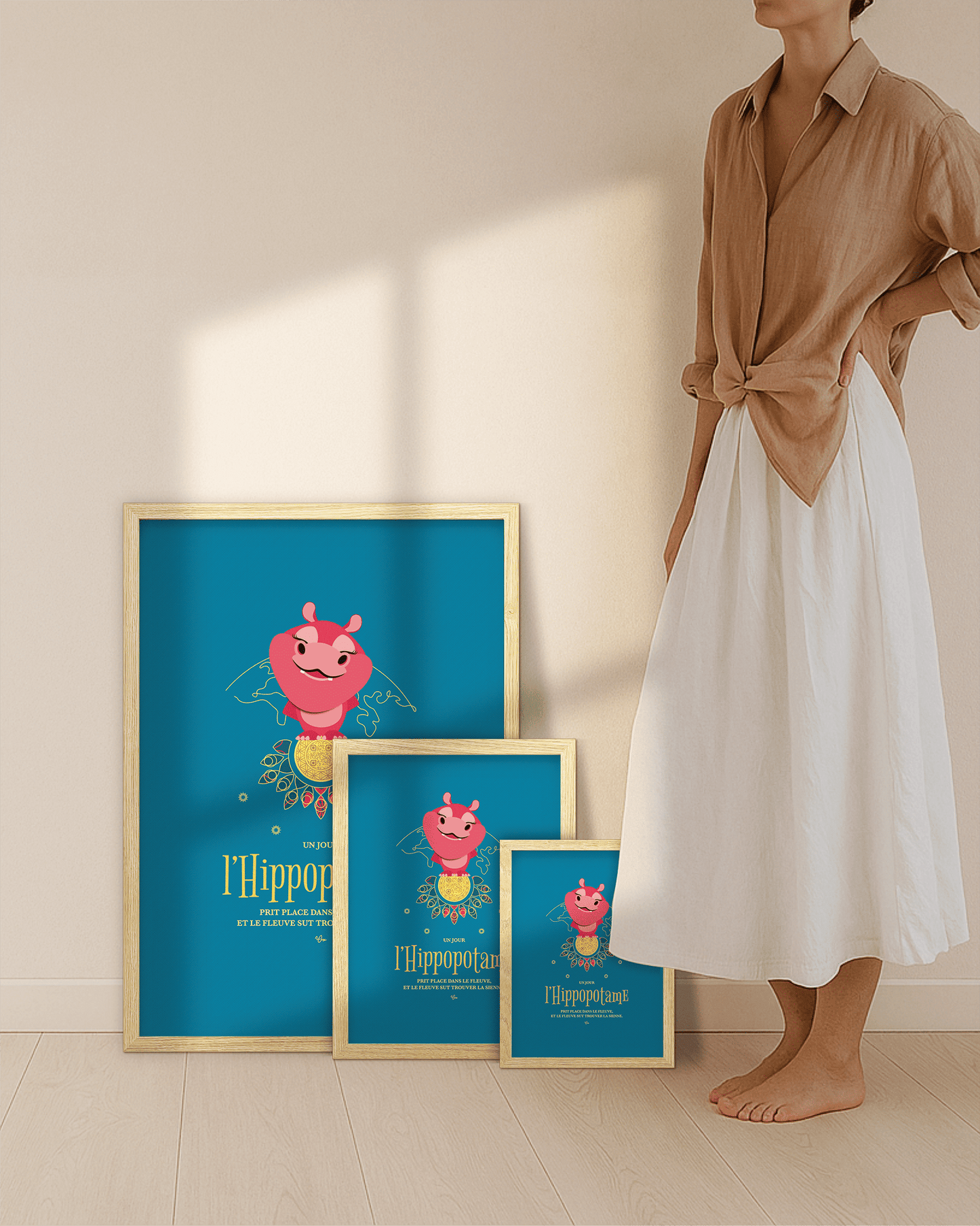 Affiche ⚉ L'Hippopotame