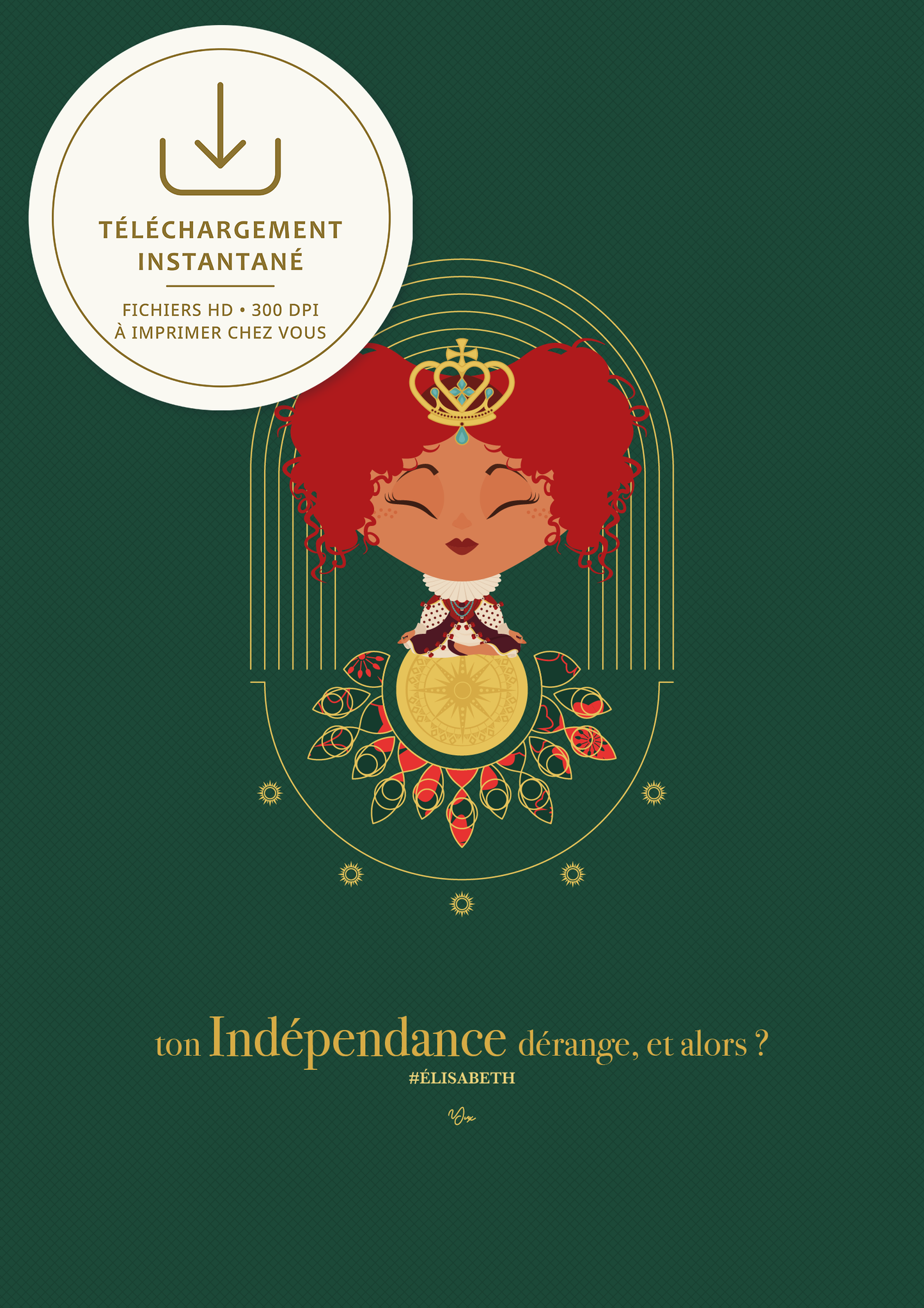 Affiche ♛ Élisabeth