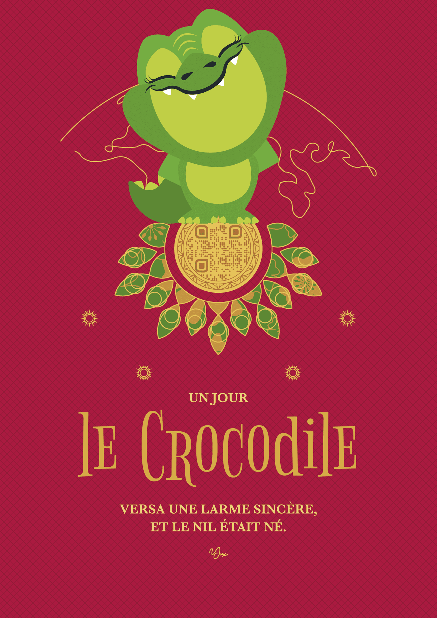 Affiche ⚉ Le Crocodile