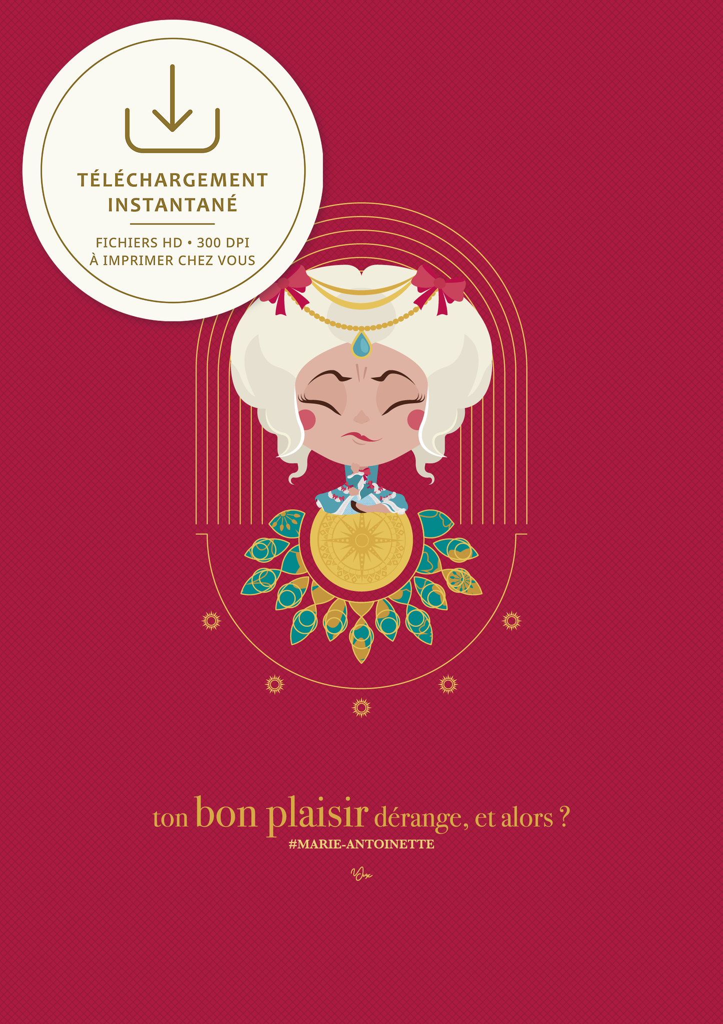 Affiche ♛ Marie Antoinette