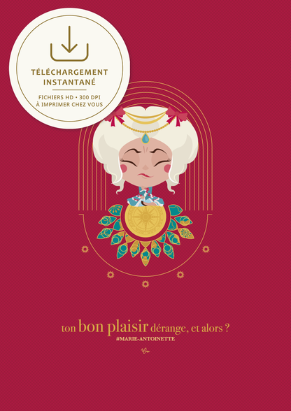Affiche ♛ Marie Antoinette