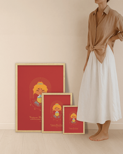 Affiche ❂ Princesse Vierge