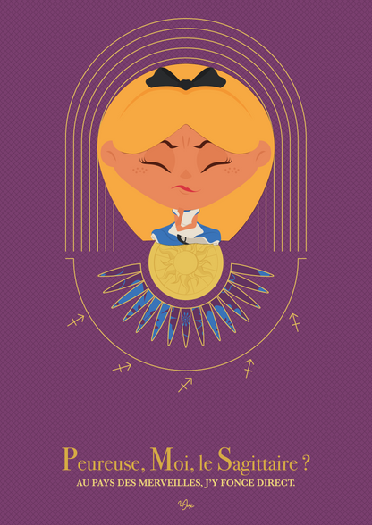 Affiche ❂ Princesse Sagittaire