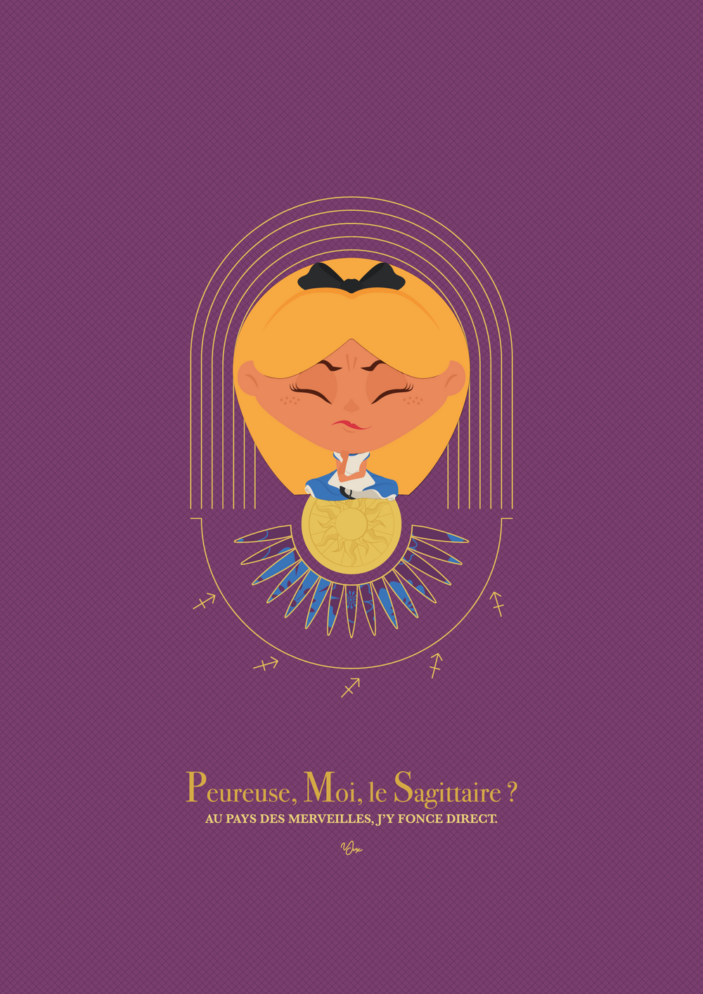 Affiche ❂ Princesse Sagittaire