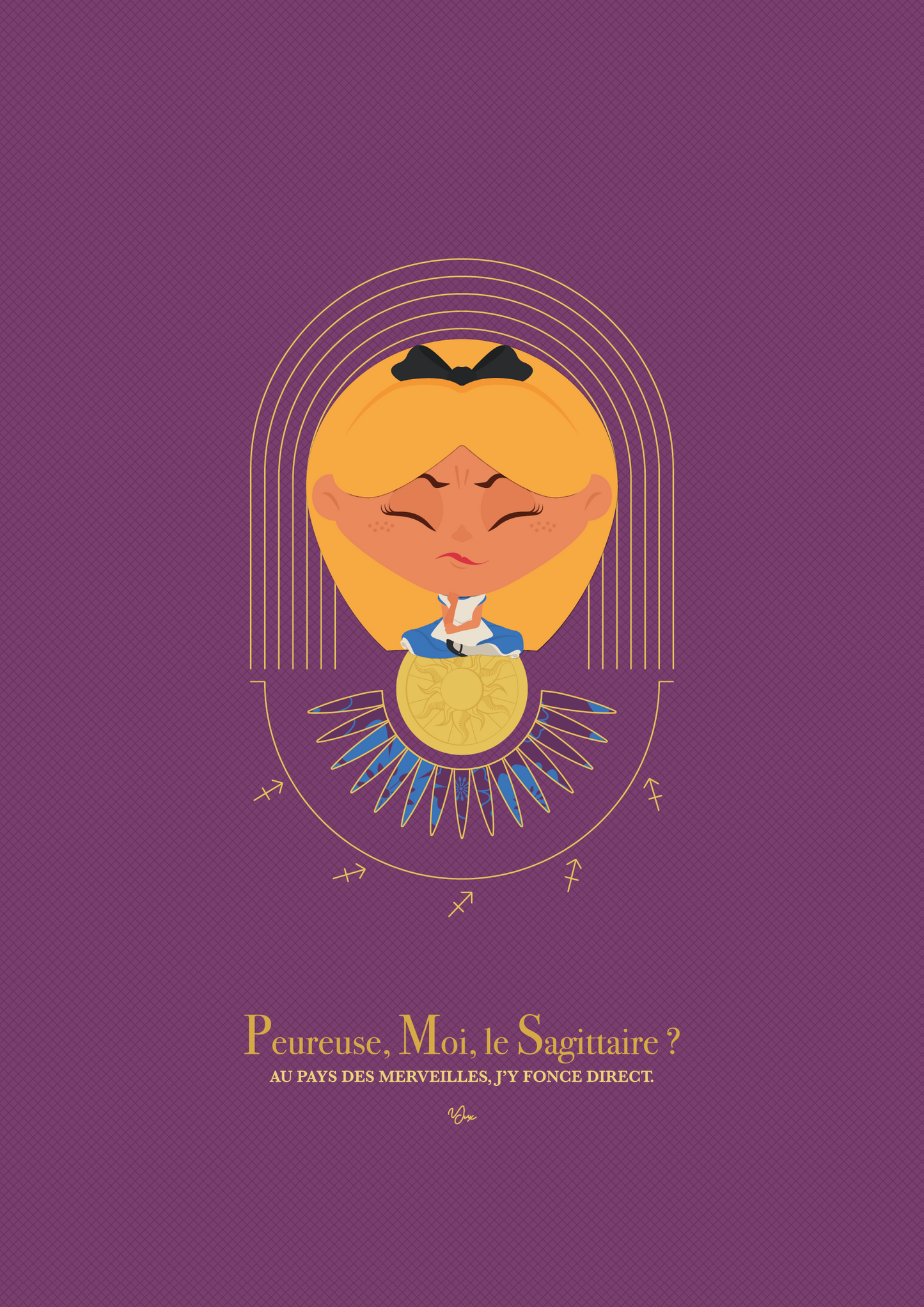Affiche ❂ Princesse Sagittaire
