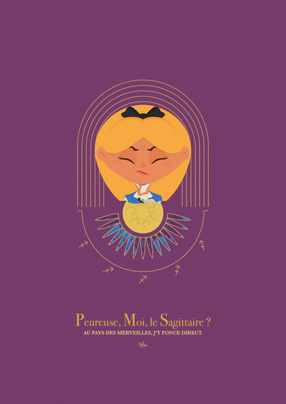 Affiche ❂ Princesse Sagittaire