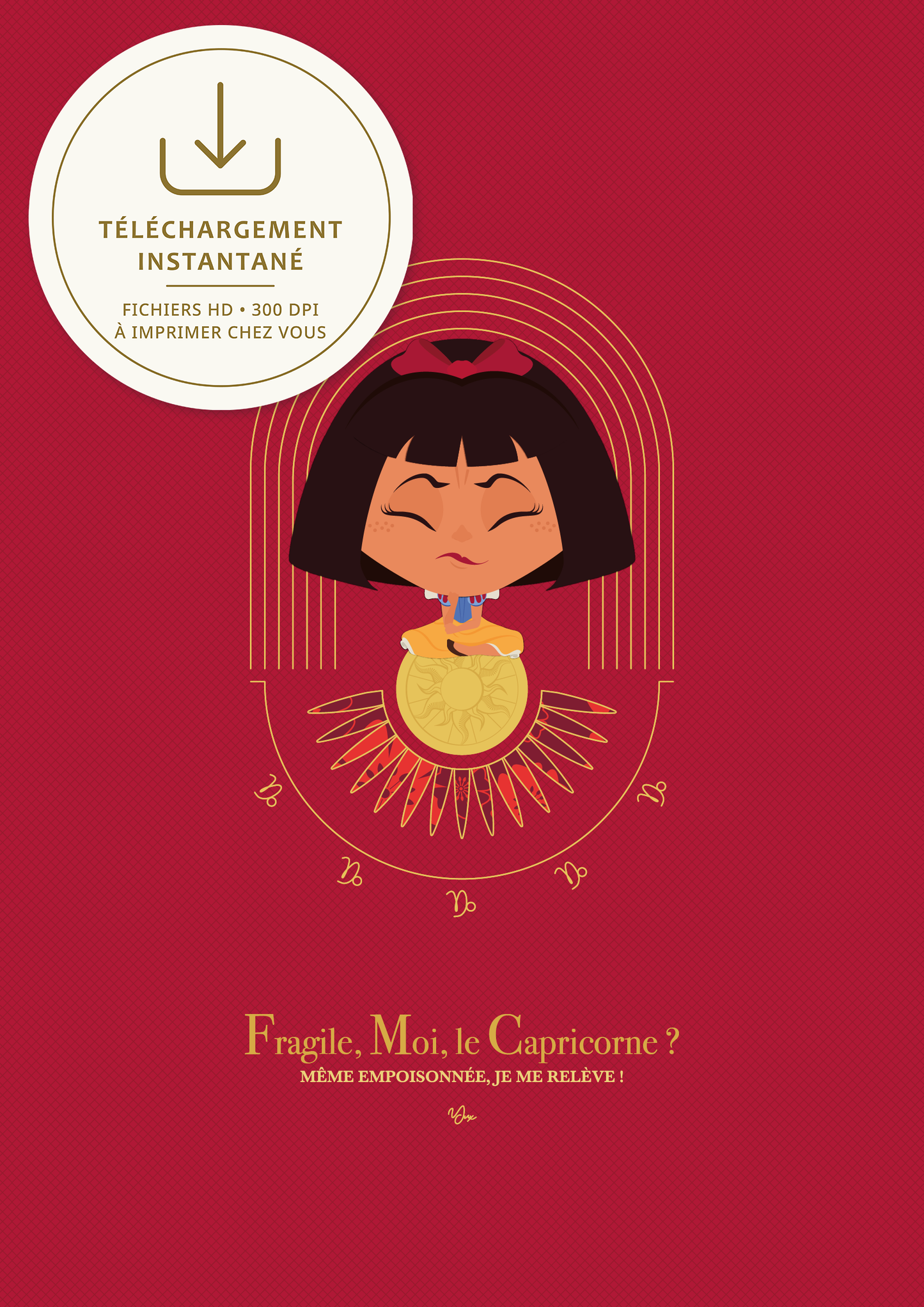 Affiche ❂ Princesse Capricorne