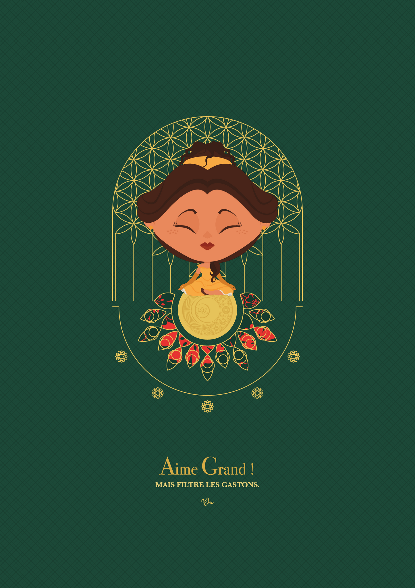 Affiche ☽ Princesse Anahata