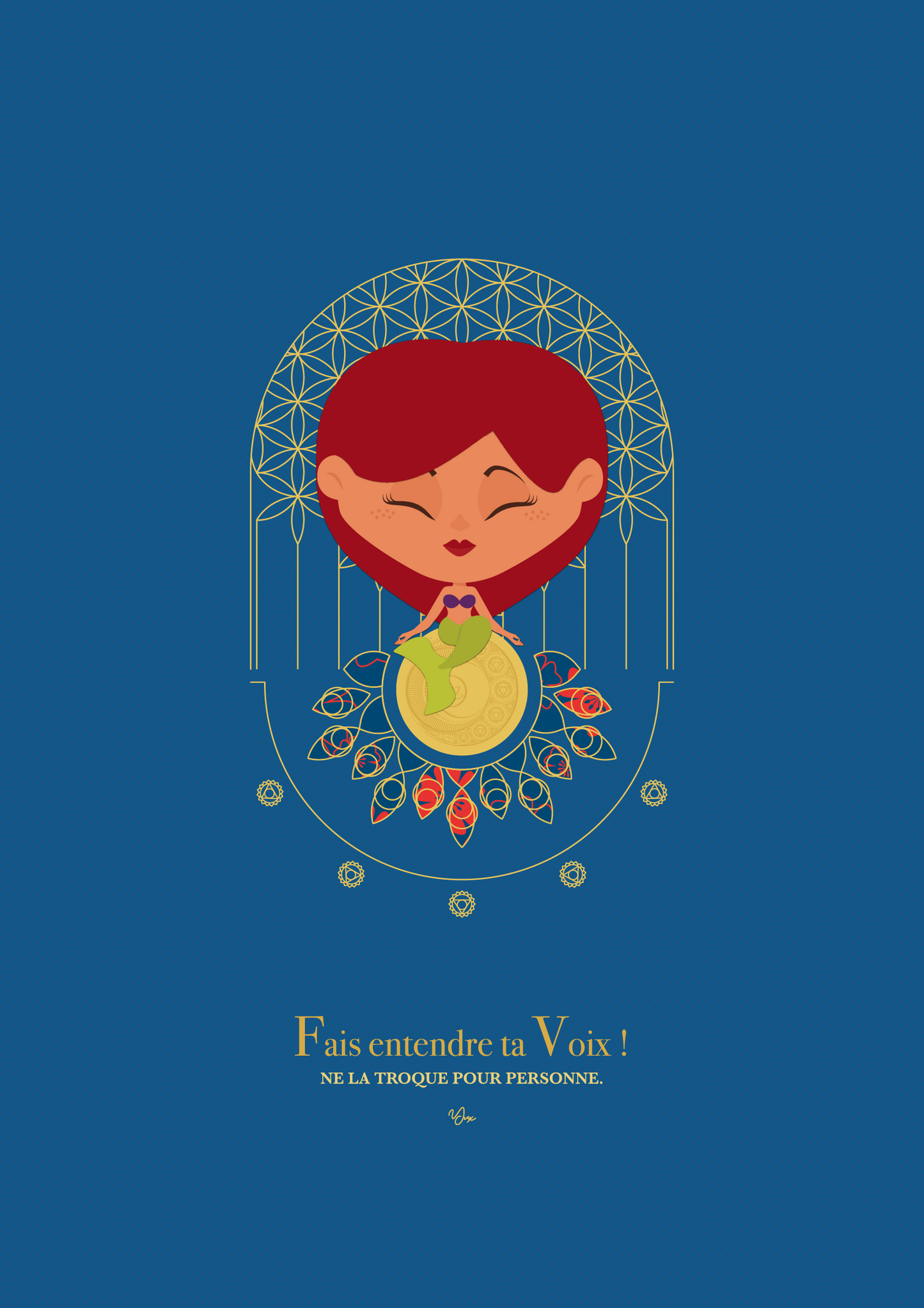 Affiche ☽ Princesse Vishuddha