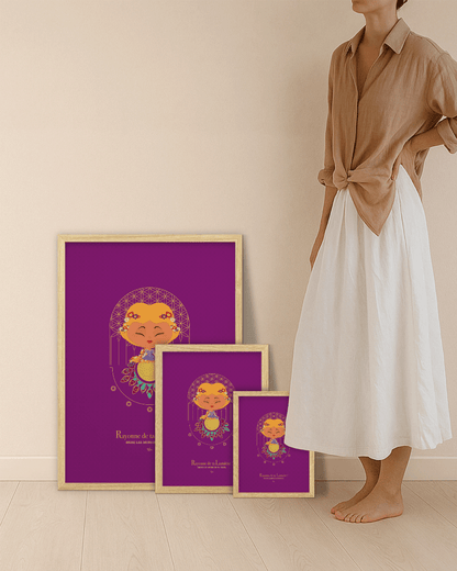 Affiche ☽ Princesse Sahasrara