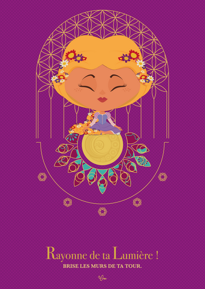 Affiche ☽ Princesse Sahasrara