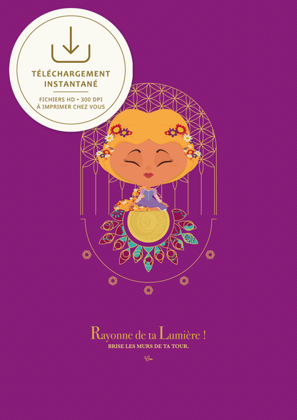 Affiche ☽ Princesse Sahasrara