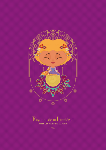 Affiche ☽ Princesse Sahasrara