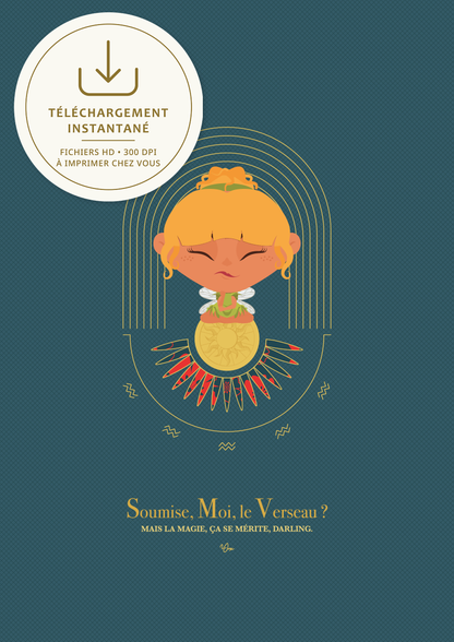 Affiche ❂ Princesse Verseau