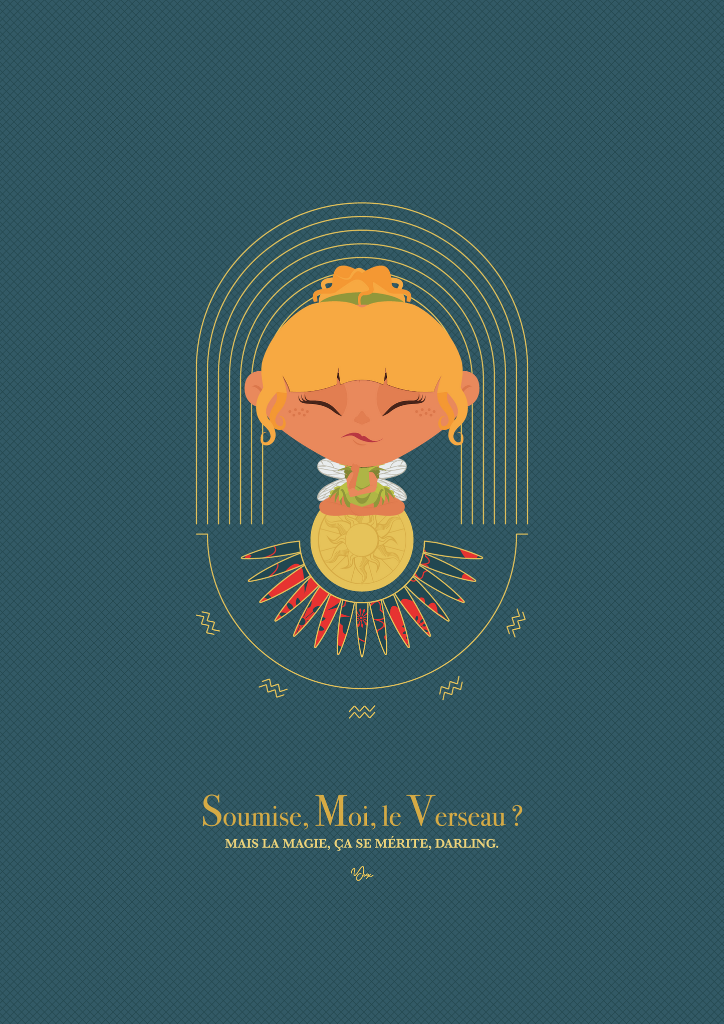 Affiche ❂ Princesse Verseau