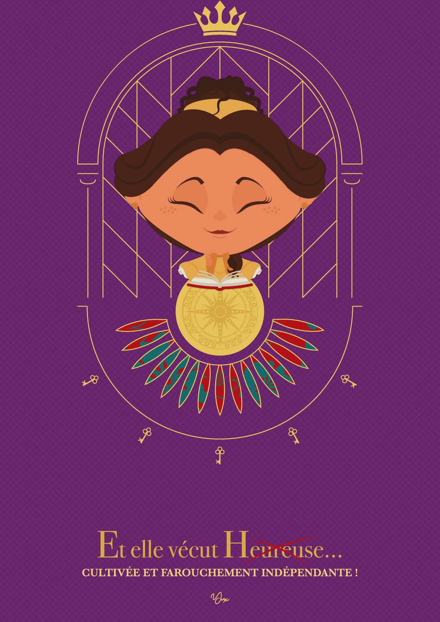 Affiche ♛ Princesse Cultivée