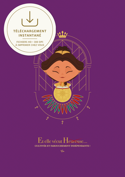 Affiche ♛ Princesse Cultivée