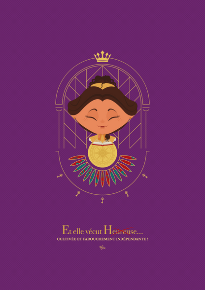 Affiche ♛ Princesse Cultivée