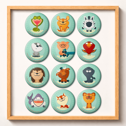 Magnets ⚉ Progrès de bébé