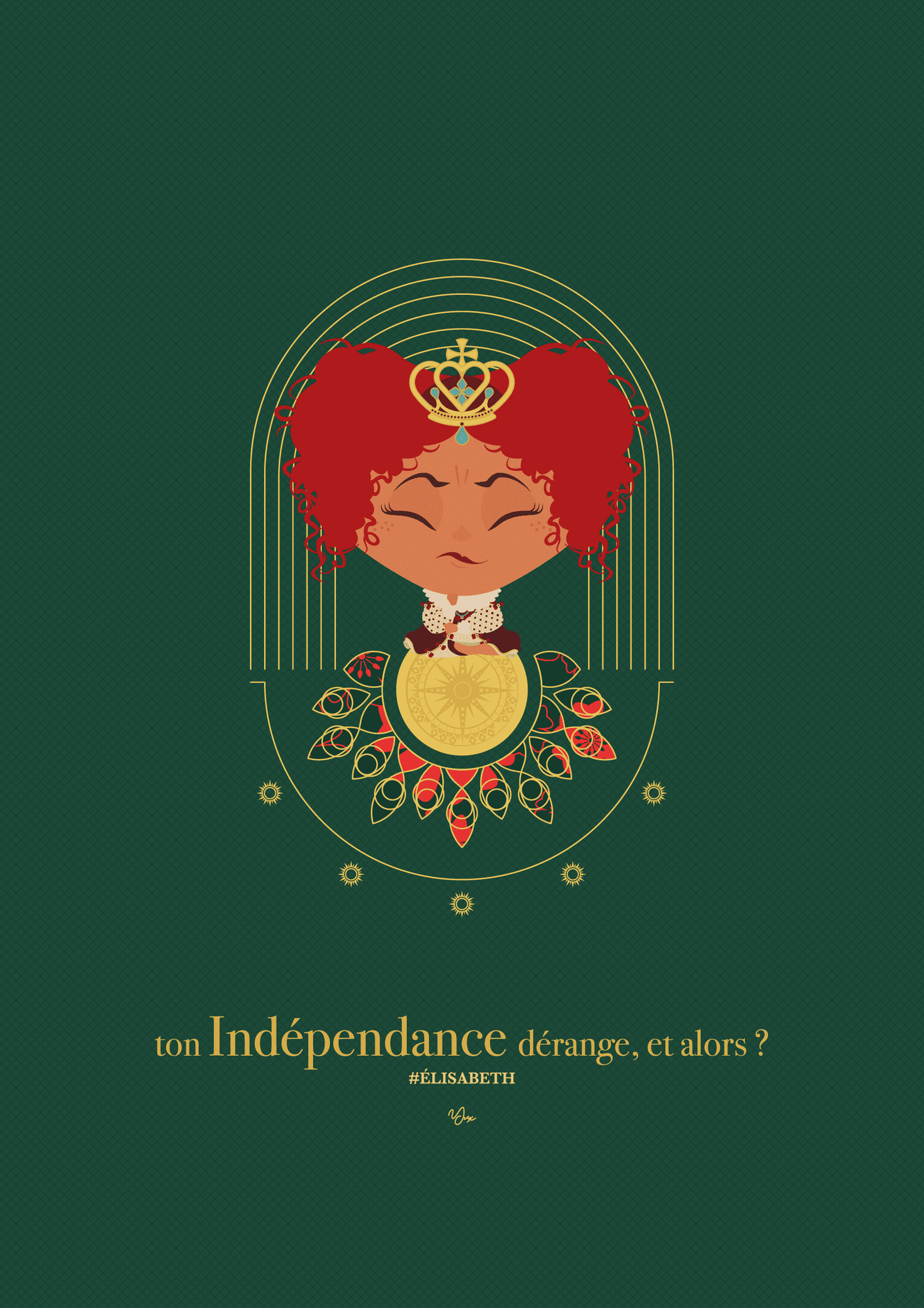 Affiche ♛ Élisabeth