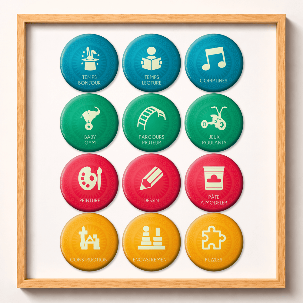 Magnets ⚉ Activités 0-3 ans
