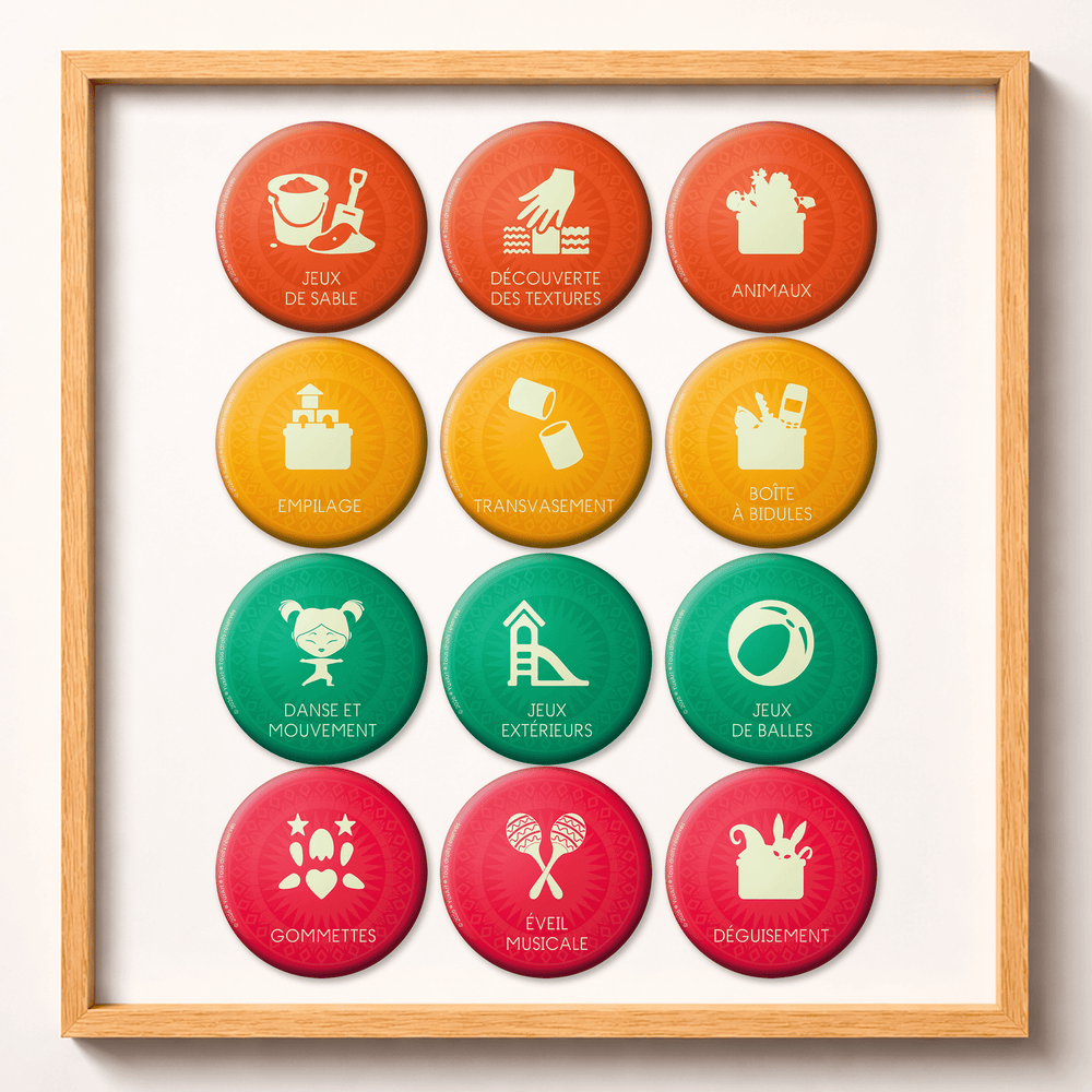 Magnets ⚉ Activités 0-3 ans