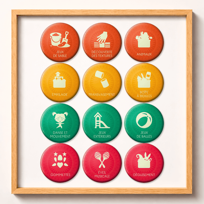 Magnets ⚉ Activités 0-3 ans