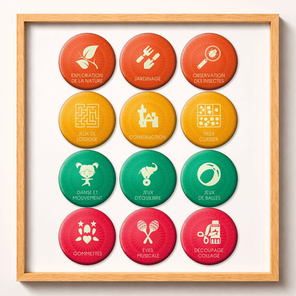 Magnets ⚉ Activités 3-6 ans