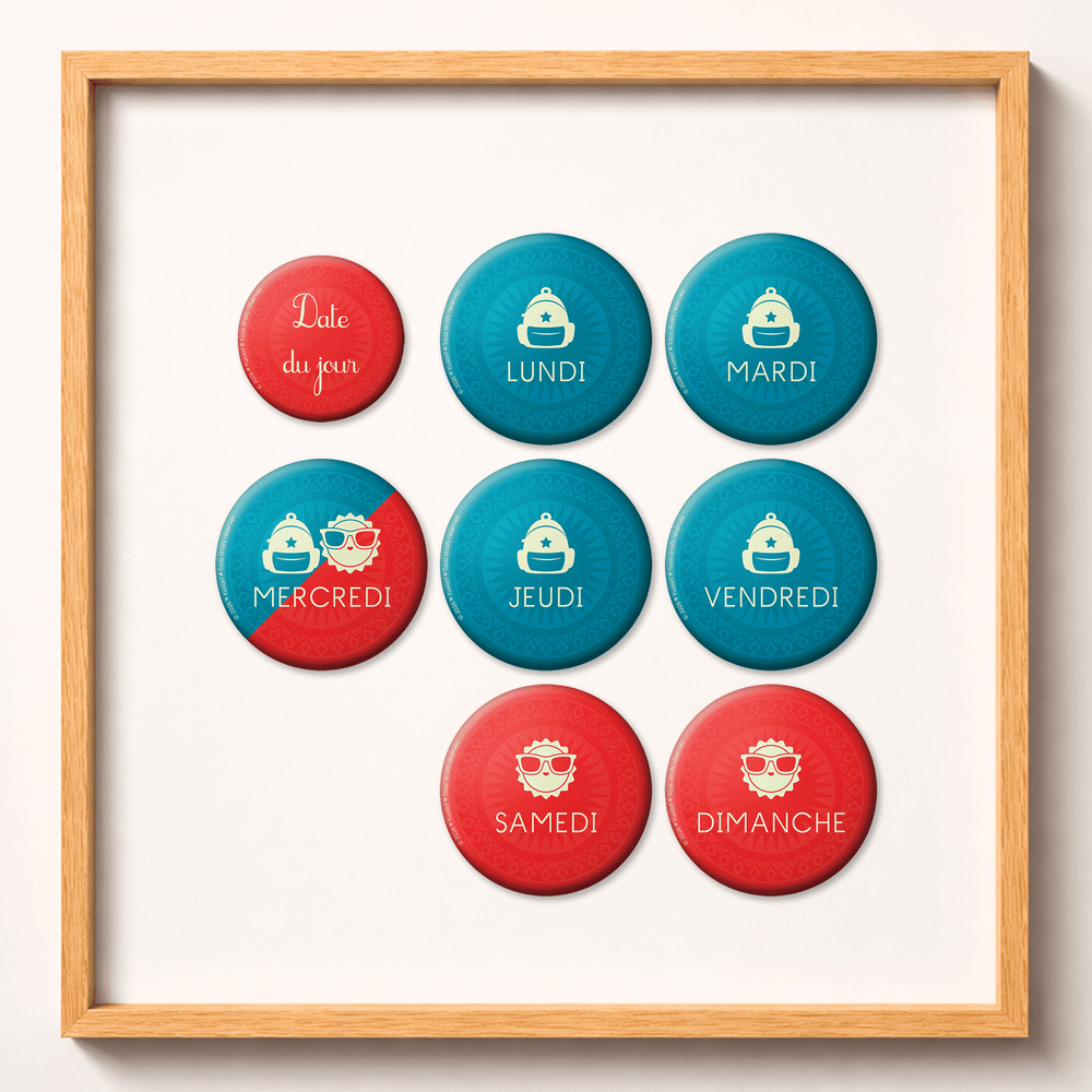 Magnets ⚉ Calendrier