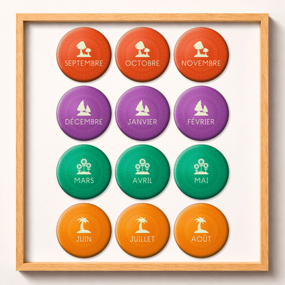 Magnets ⚉ Calendrier