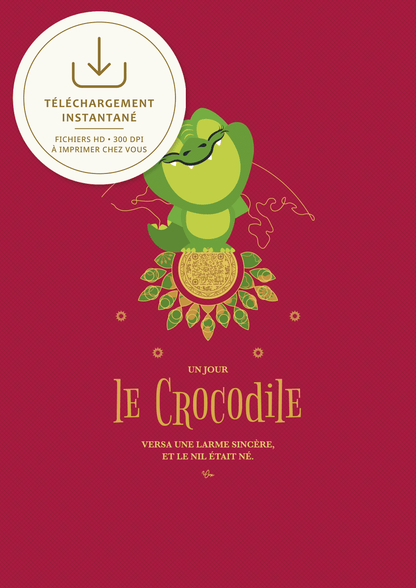 Affiche ⚉ Le Crocodile