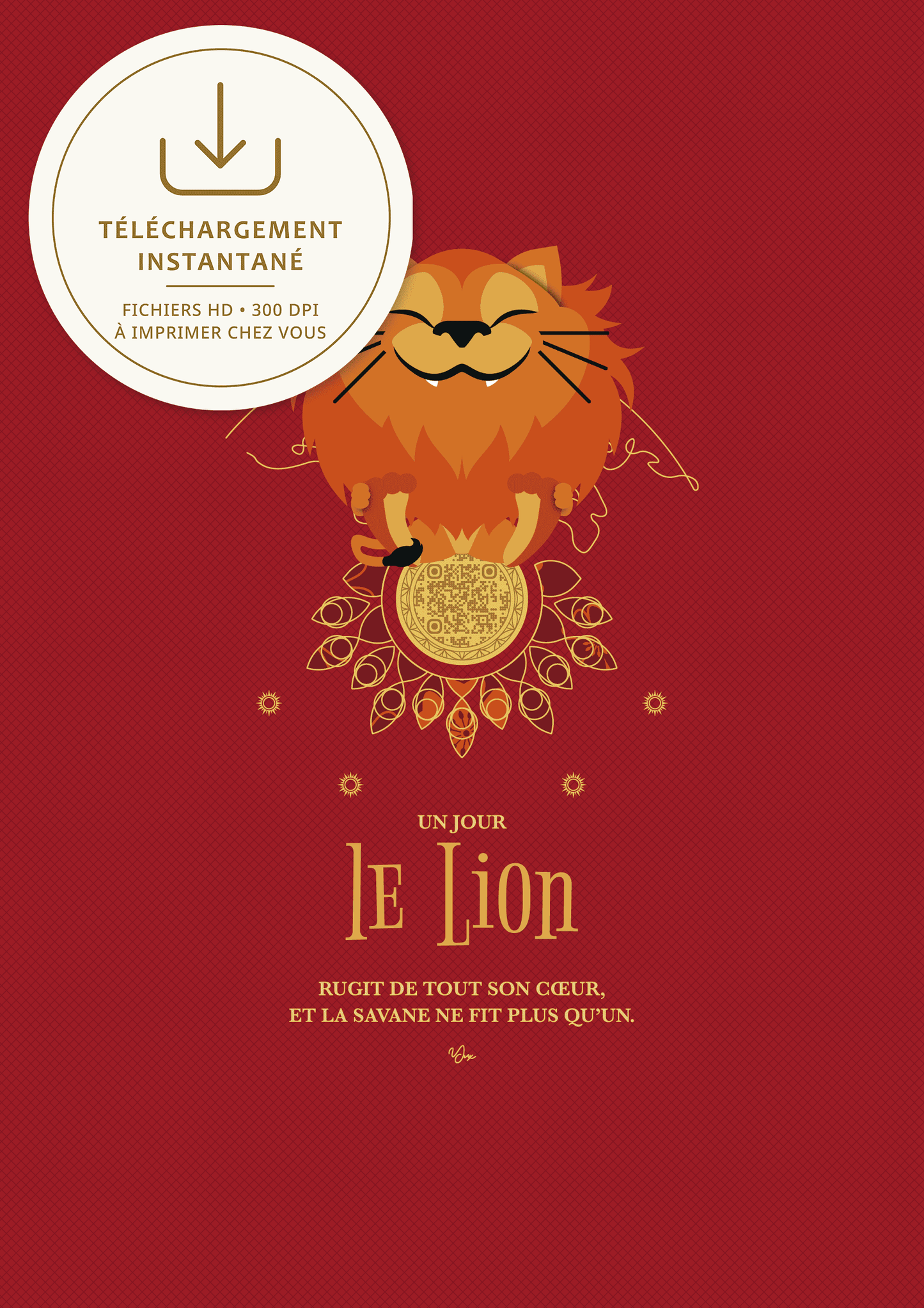 Affiche ⚉ Le Lion