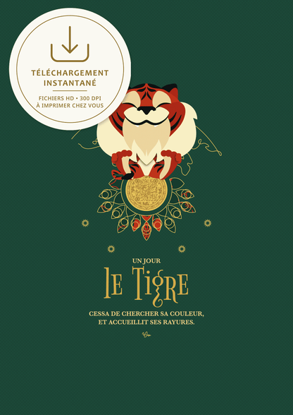 Affiche ⚉ Le Tigre