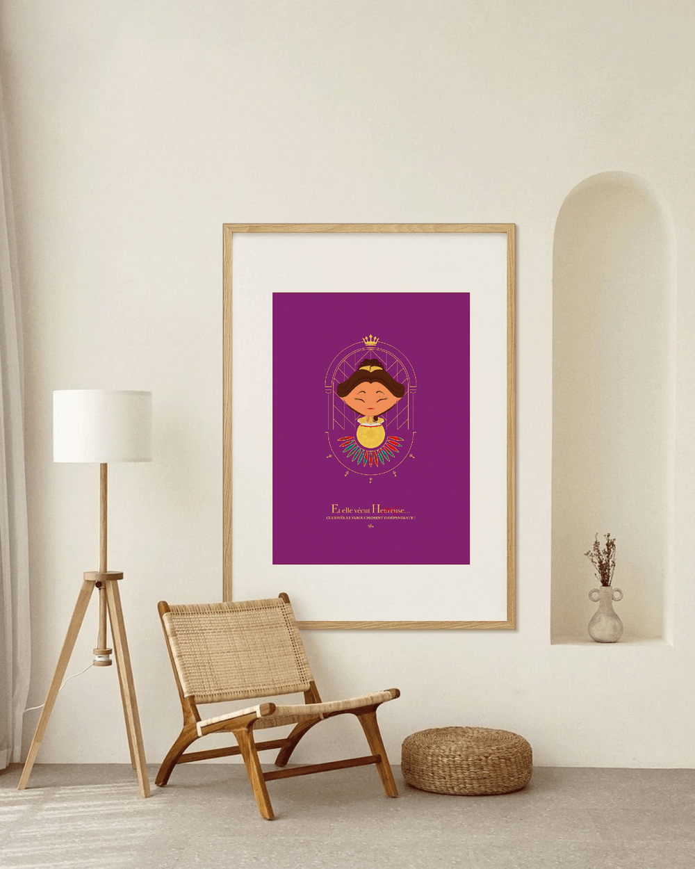 Affiche ♛ Princesse Cultivée
