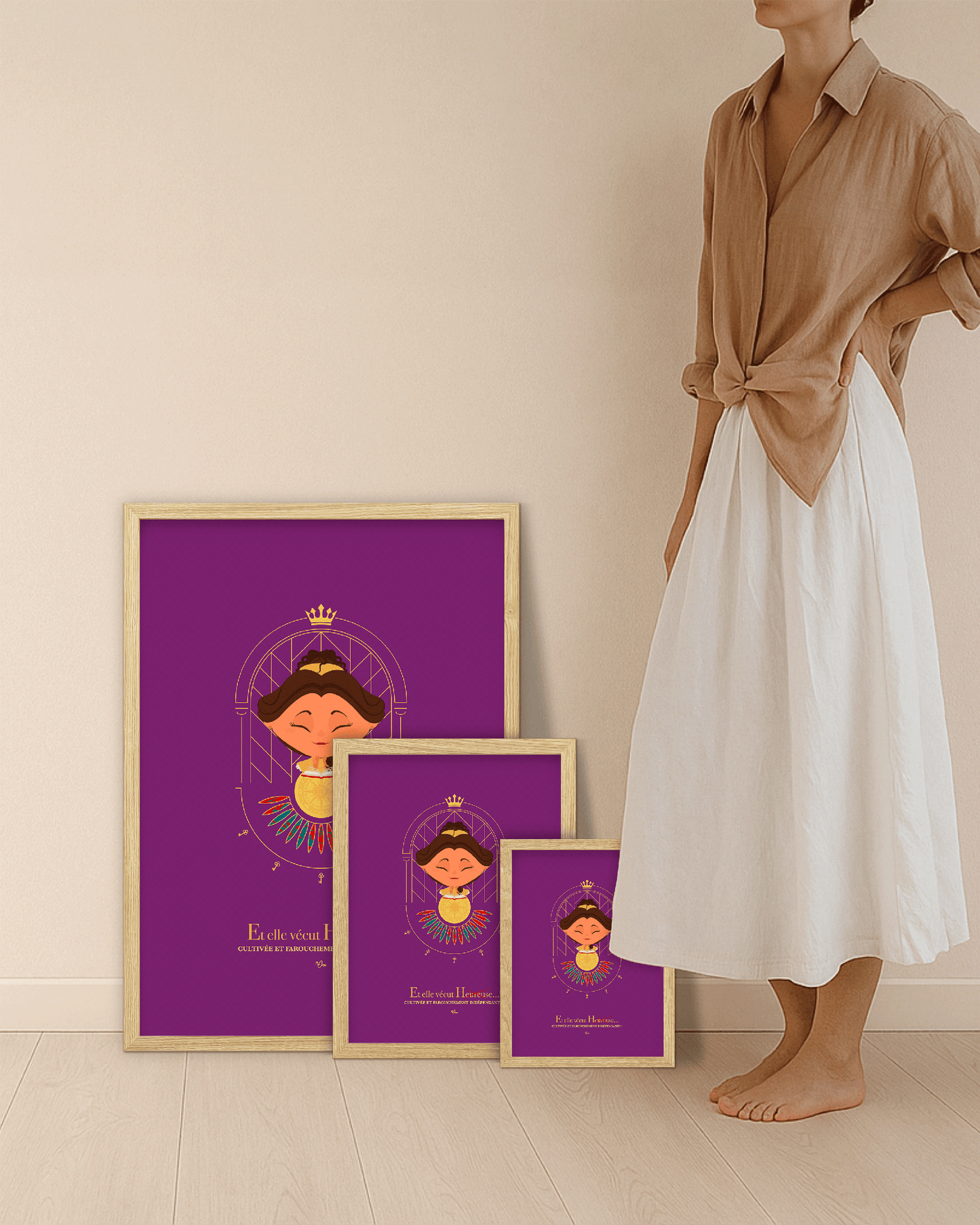 Affiche ♛ Princesse Cultivée