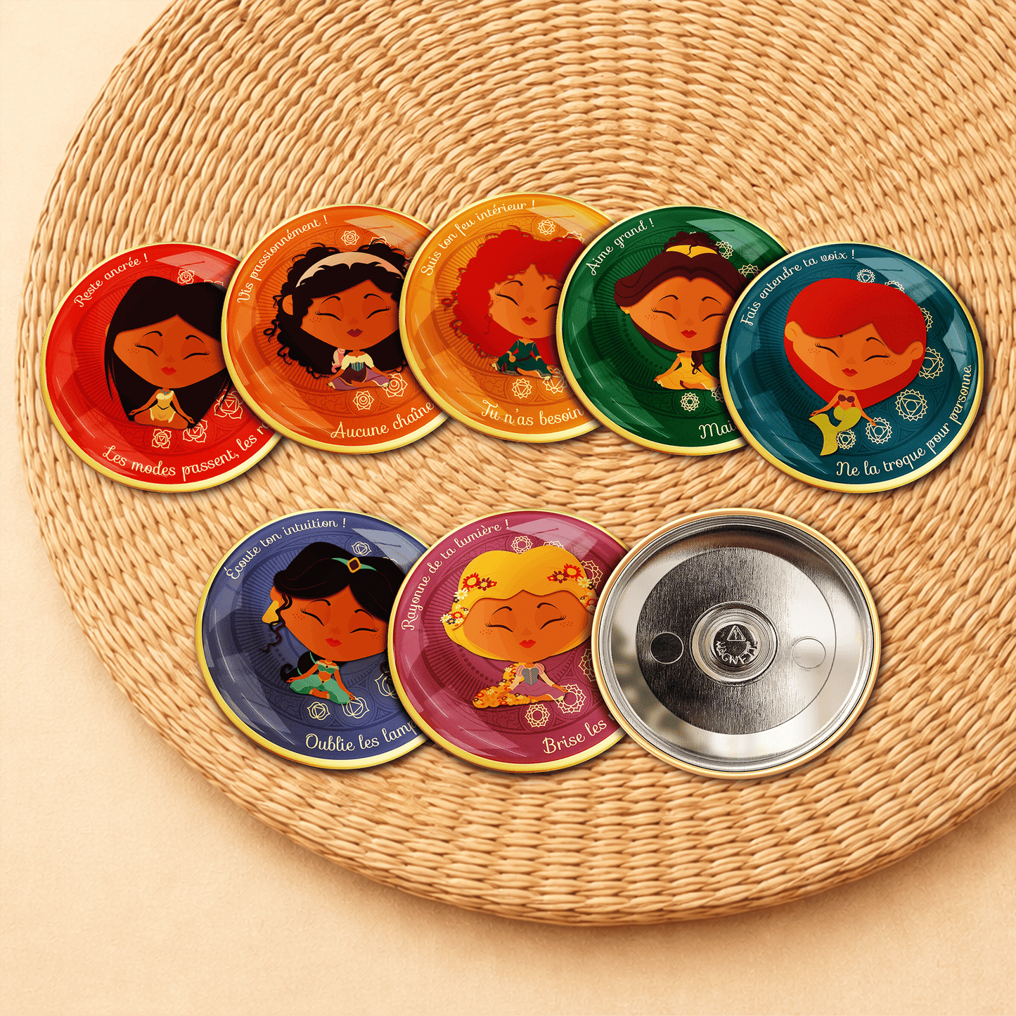 Coffret 7 Mantras Chakra Princesses