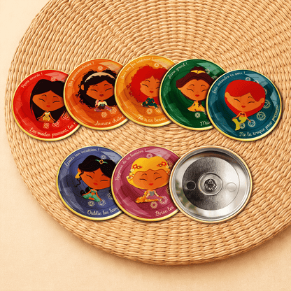 Coffret 7 Mantras Chakra Princesses