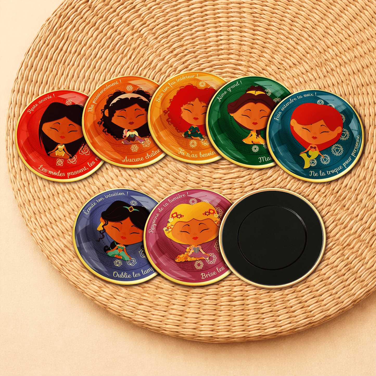 Coffret 7 Mantras Chakra Princesses