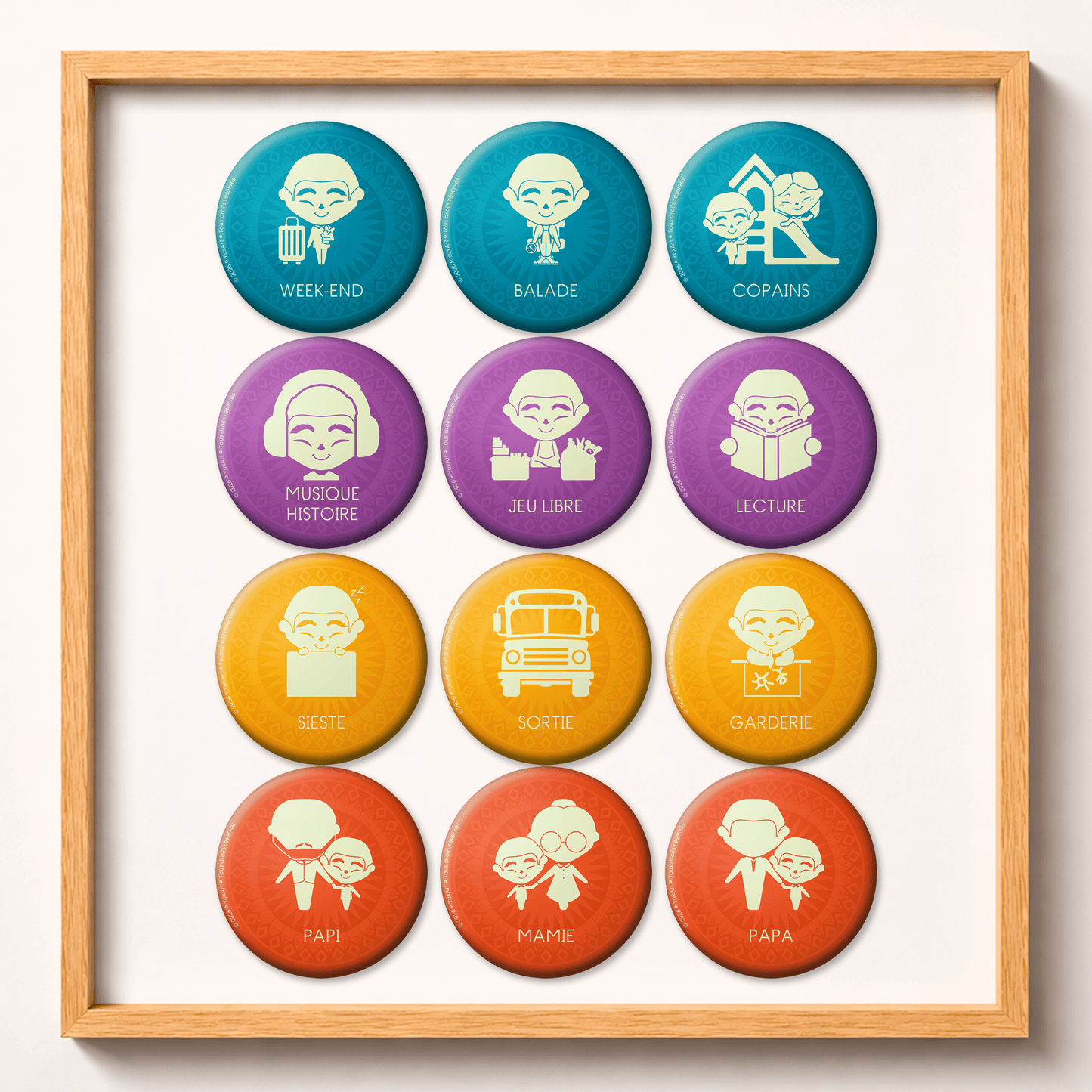 Magnets ⚉ Activités du quotidien