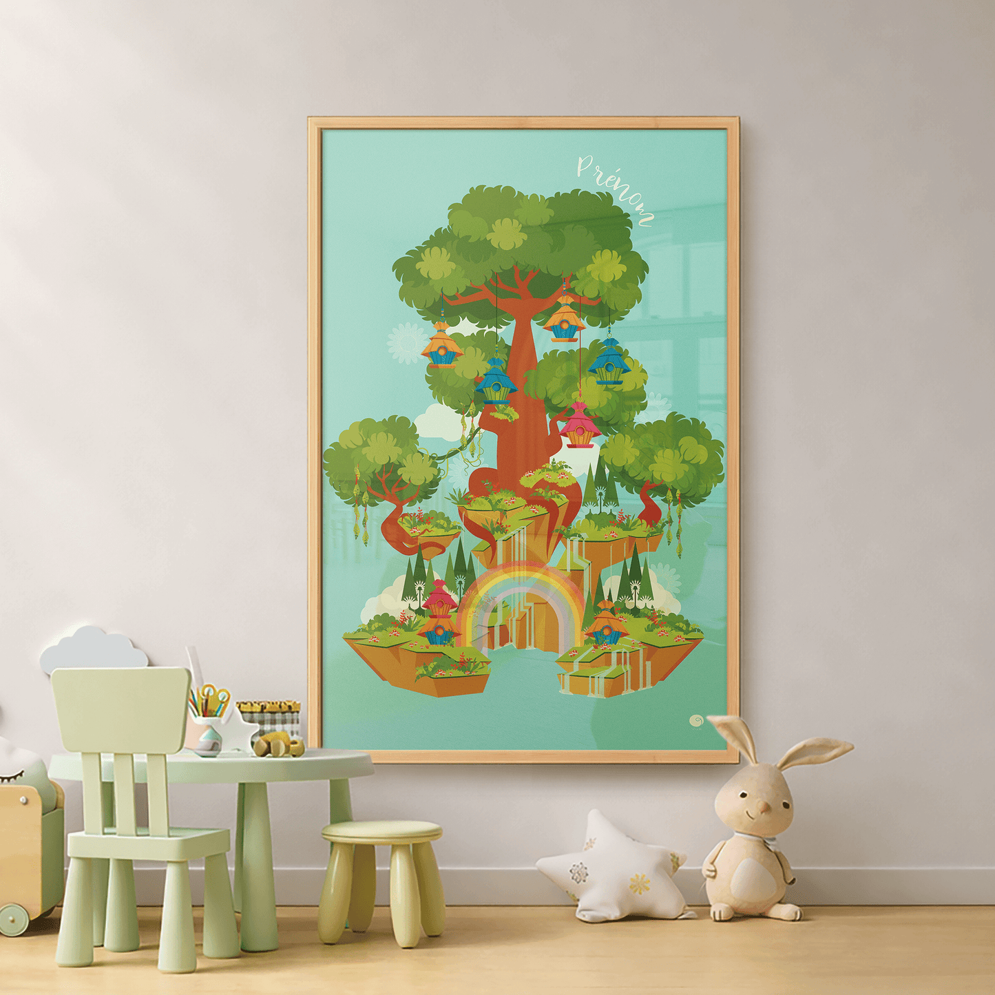 Tableau magnétique mural pour la chambre d’enfant